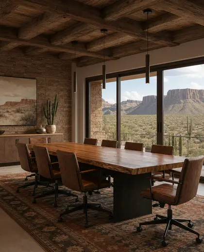 southwestern condo — meeting room (rural)