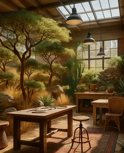 eclectic indoor garden — workshop (savanna)