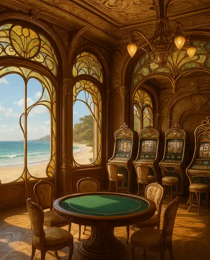art nouveau casino — game room (beach)