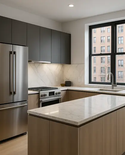 modern house — kitchen (urban)