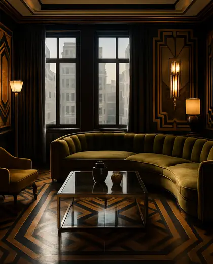 art deco home — room (urban)