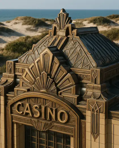 art deco casino — roof (beach)