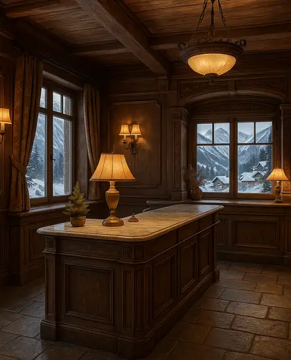 vintage store — reception (alpine)