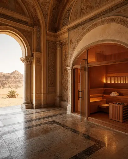renaissance salon — sauna (desert)
