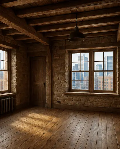 rustic house — room (urban)