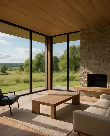 modern house — room (rural)