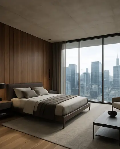 modern house — bedroom (urban)