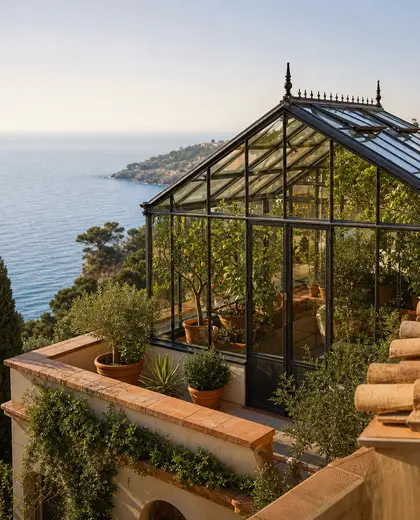 mediterranean greenhouse — roof (ocean)