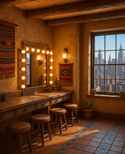 southwestern theater — dressing room (urban)