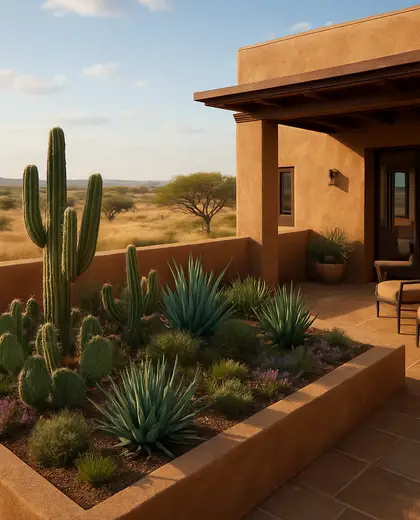 southwestern penthouse — flower bed (savanna)