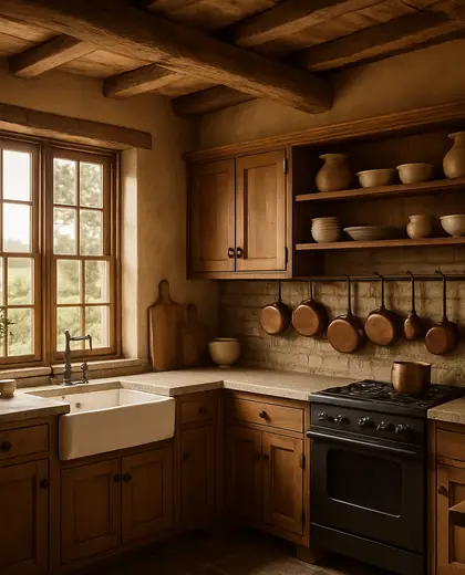 rustic house — kitchen (rural)