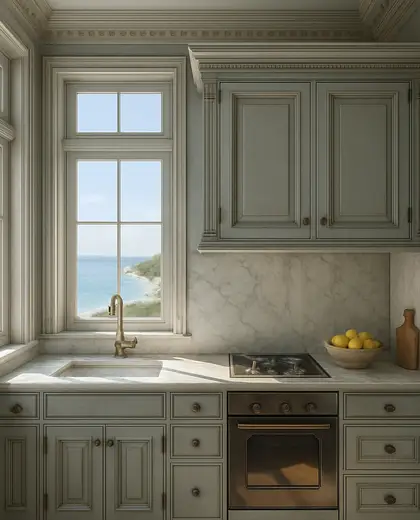 neoclassical building — small kitchen (coastal)