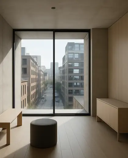 minimalist house — room (urban)
