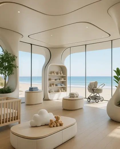 futuristic store — nursery (beach)