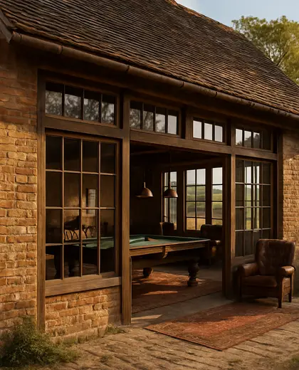 vintage building — game room (rural)