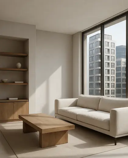 minimalist house — room (urban)