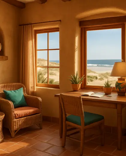 southwestern hotel — study (beach)