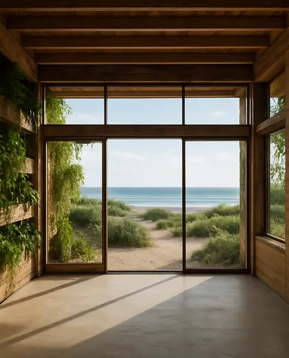 sustainable facade — room (coastal)
