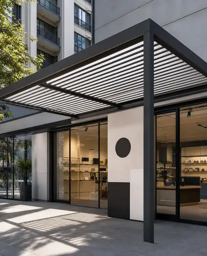 bauhaus store — pergola (urban)