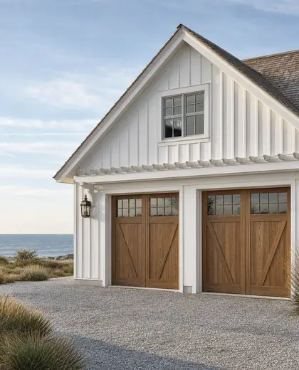 farmhouse farmhouse — garage (coastal)