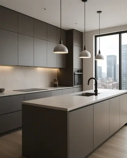 modern home — kitchen (urban)