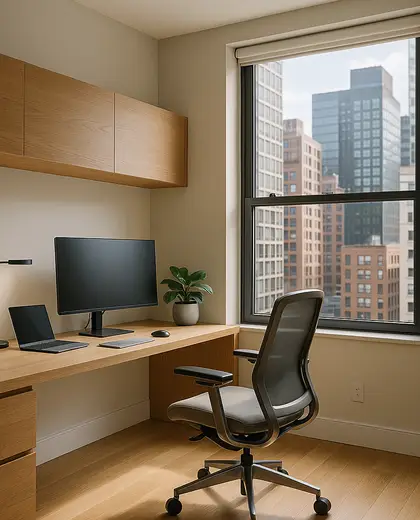 contemporary house — home office (urban)