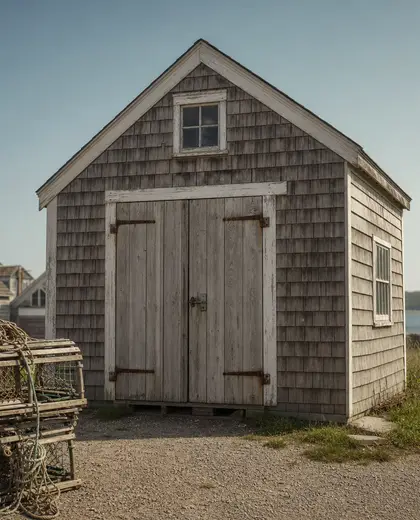vintage facade — storage room (coastal)