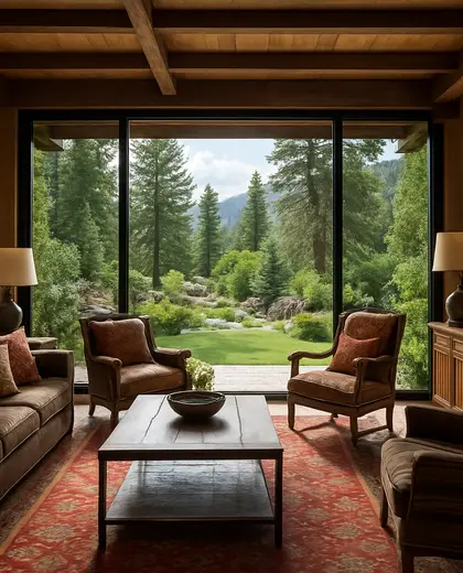 eclectic yard — living room (alpine)