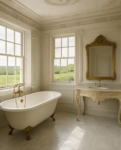 neoclassical house — rest room (rural)
