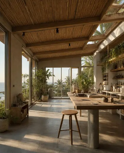 sustainable penthouse — workshop (beach)