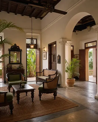 vintage house — reception (tropical)