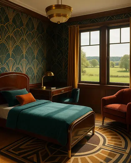 art deco house — youth room (rural)