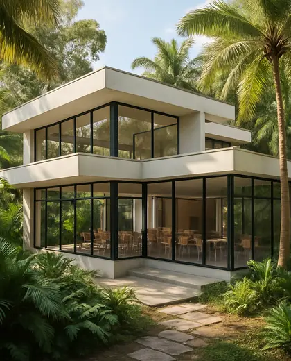 bauhaus house — conference hall (tropical)