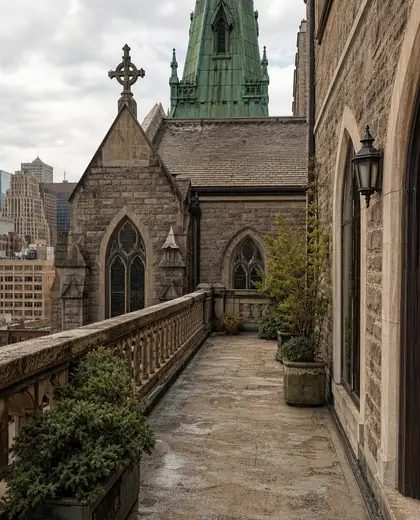 vintage church — terrace (urban)