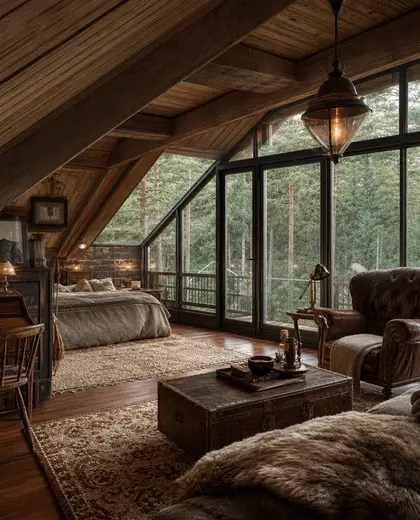 vintage penthouse — attic (forest)