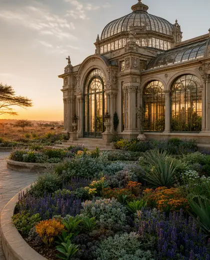 renaissance greenhouse — flower bed (savanna)