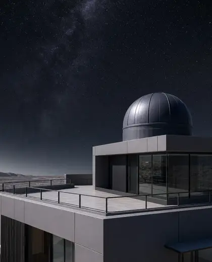 minimalist building — roof (space)