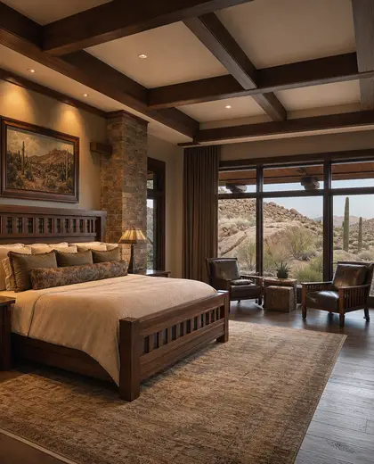 craftsman casino — master bedroom (desert)