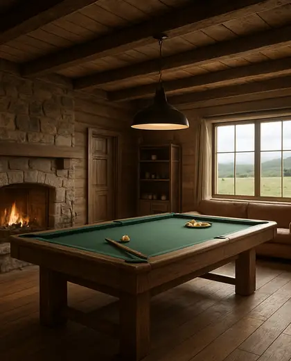 rustic apartment — game room (rural)