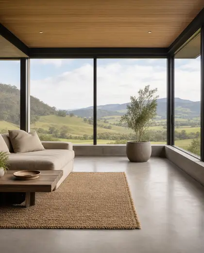 minimalist penthouse — sunroom (rural)