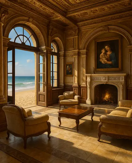 renaissance building — family room (beach)
