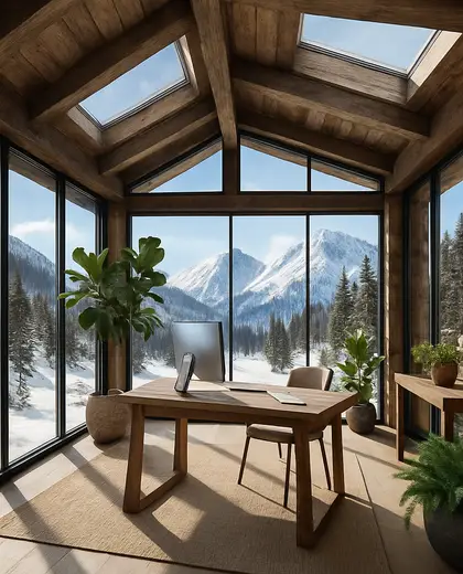 sustainable office space — sunroom (alpine)