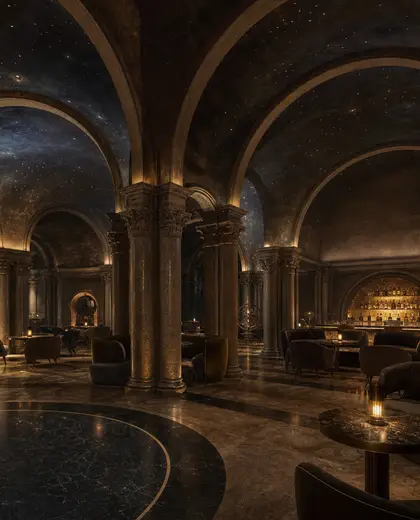 renaissance hotel — basement (space)