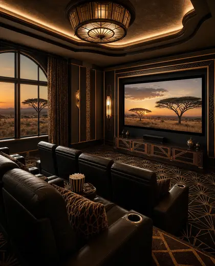 art deco church — home cinema (savanna)