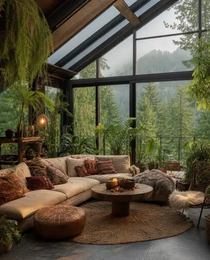 bohemian penthouse — winter garden (forest)