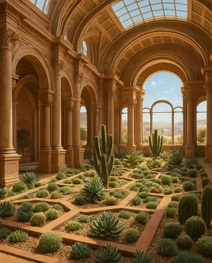 renaissance indoor garden — atrium (desert)