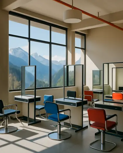 bauhaus salon — training room (mountain)