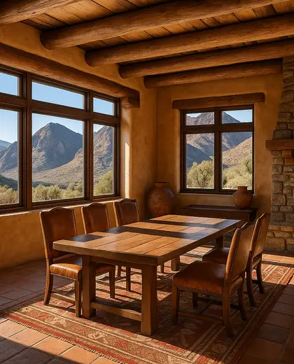 southwestern home — meeting room (mountain)