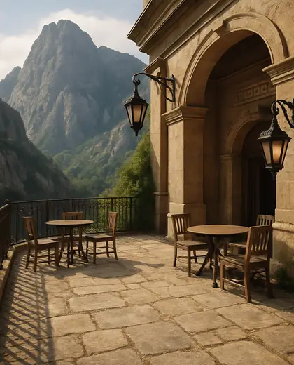 vintage theater — patio (mountain)