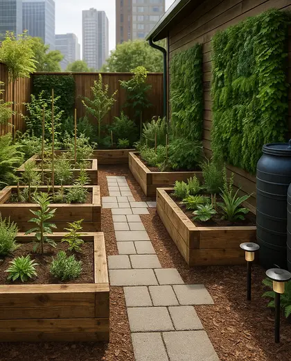 sustainable backyard — nursery (urban)